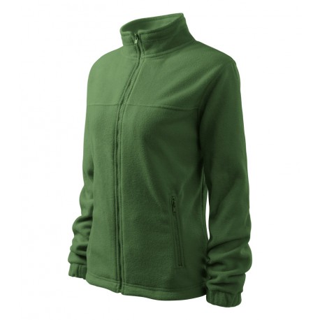 Bunda dámská fleecová JACKET lahvově zelená