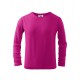 Triko dětské dlouhý rukáv LONG SLEEVE malinové