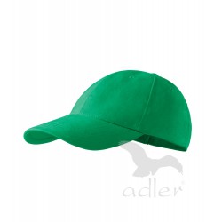 Kšiltovka 6P středně zelená
