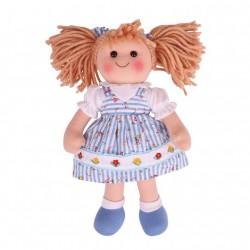 Bigjigs Toys látková panenka Christina 35 cm