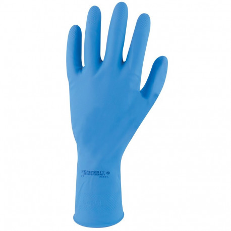 Latexové rukavice SEMPERVELVET modré