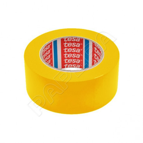 Páska značkovací podlahová TESA 50 mm x 33 m - žlutá