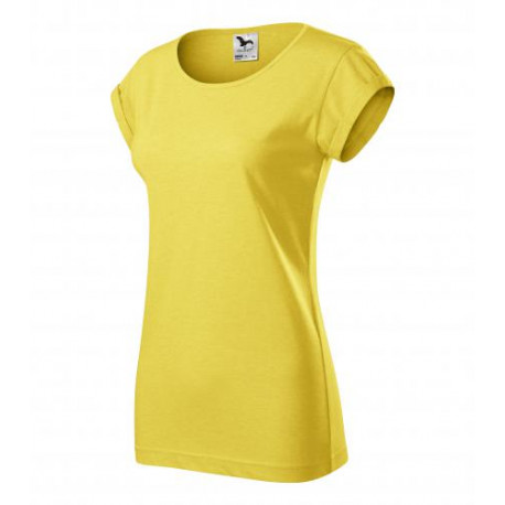 Tričko dámské FUSION žlutý melír