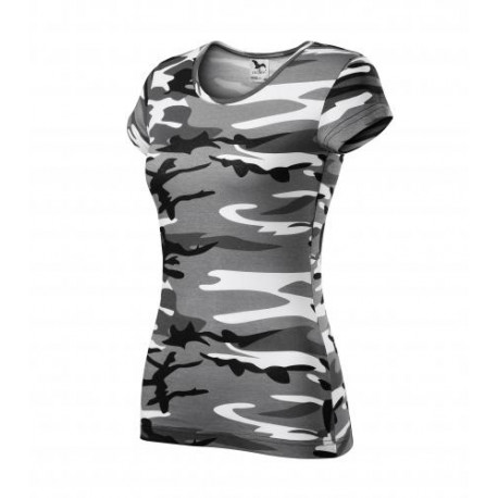 Tričko dámské PURE camouflage gray