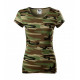Tričko dámské PURE camouflage brown