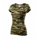 Tričko dámské PURE camouflage brown
