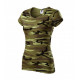 Tričko dámské PURE camouflage green