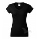 Tričko dámské FIT V-NECK černé