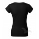 Tričko dámské FIT V-NECK černé