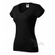 Tričko dámské FIT V-NECK černé