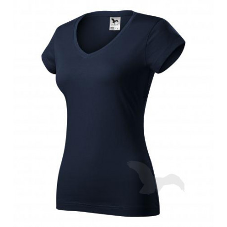 Tričko dámské FIT V-NECK námořní modrá