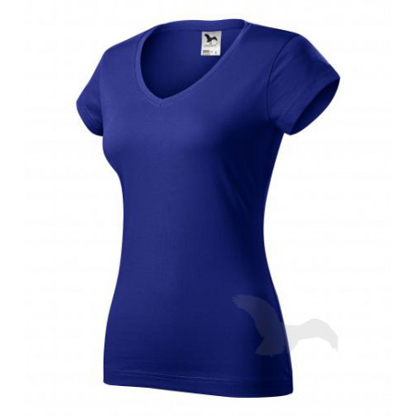 Tričko dámské FIT V-NECK královská modrá