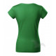Tričko dámské FIT V-NECK středně zelené