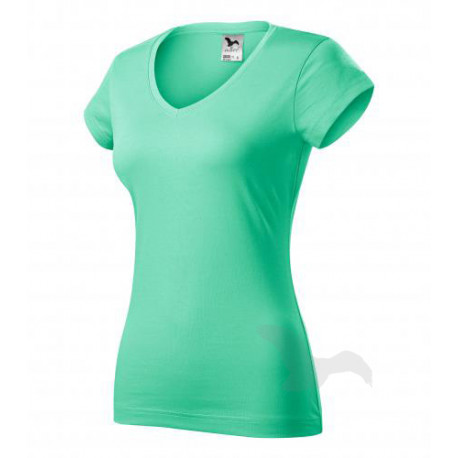 Tričko dámské FIT V-NECK mátové