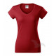 Tričko dámské FIT V-NECK červené