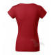 Tričko dámské FIT V-NECK červené
