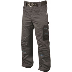 Pracovní kalhoty do pasu 4TECH 02 šedo-černé