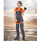 Pracovní kalhoty lacl dámské COOL TREND WOMAN šedo-oranžové