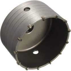 Příklepová vrtací korunka do betonu, bez stopky 100mm