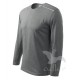 Triko pánské dlouhý rukáv LONG SLEEVE tmavě šedý melír