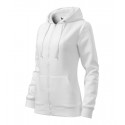 Mikina dámská TRENDY ZIPPER bílá